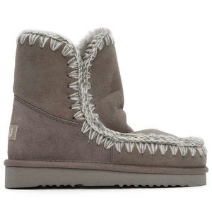 MOU Grey Suede Ankle Boots NEW